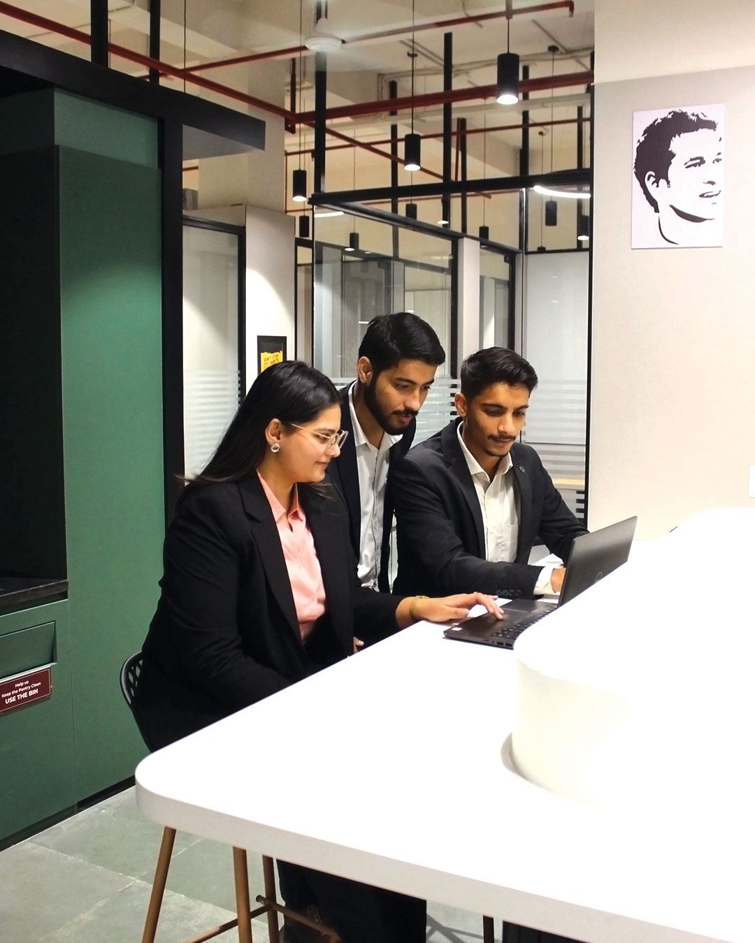 Students in a computer lab